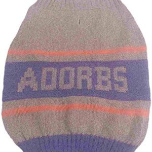 DOG KNIT SWEATER "ADORBS" NEW